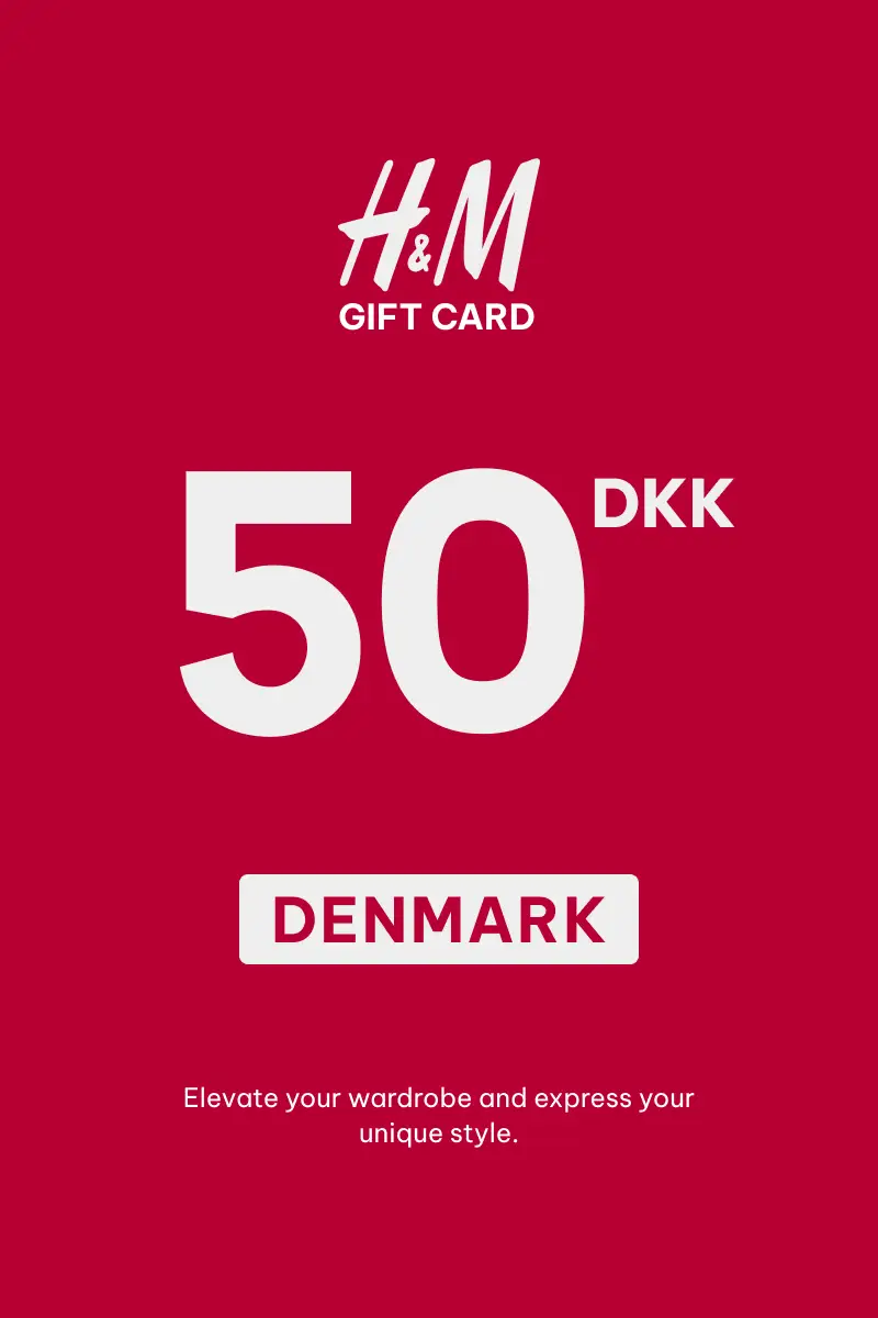HandM 50 DKK Gift Card (Denmark) - Digital Key