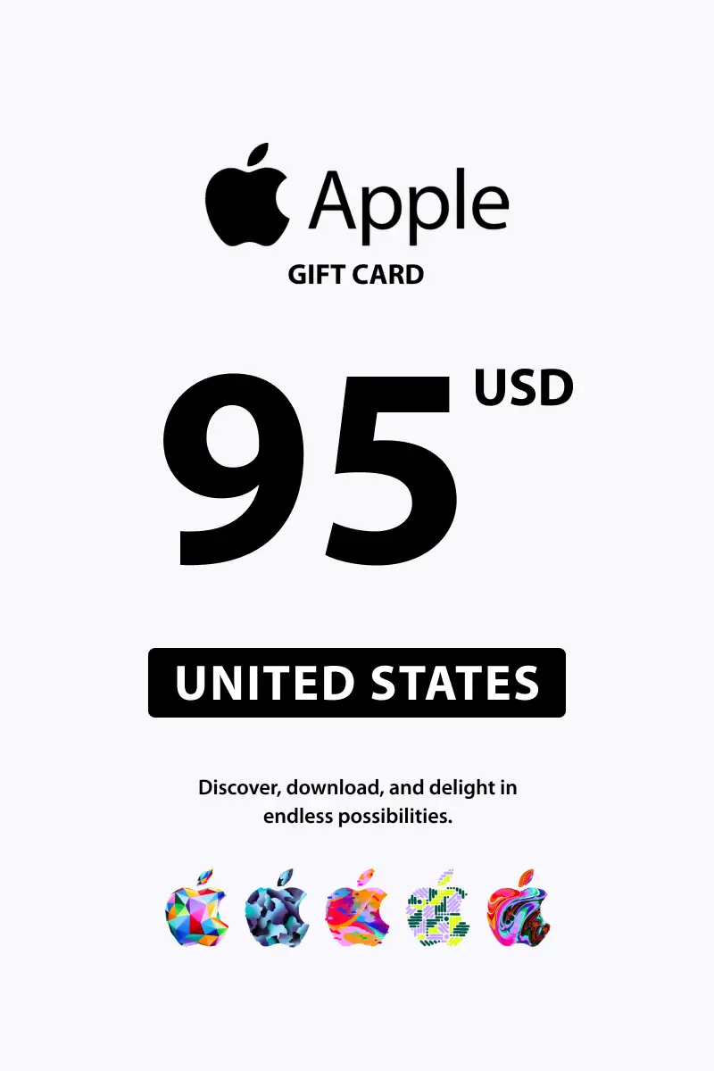 Apple 95 USD Gift Card (United States) - Digital Key