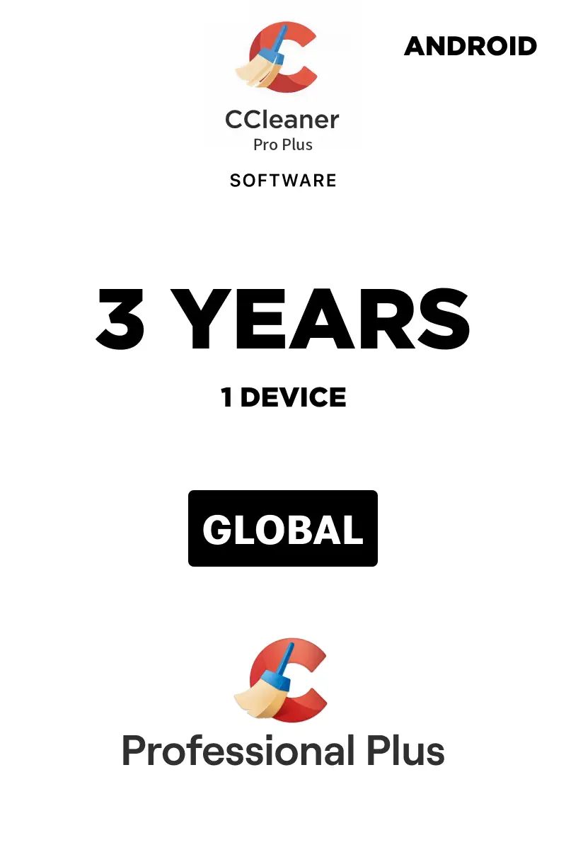 CCleaner Professional (Global) (Android) 1 Device 3 Years - Digital Key