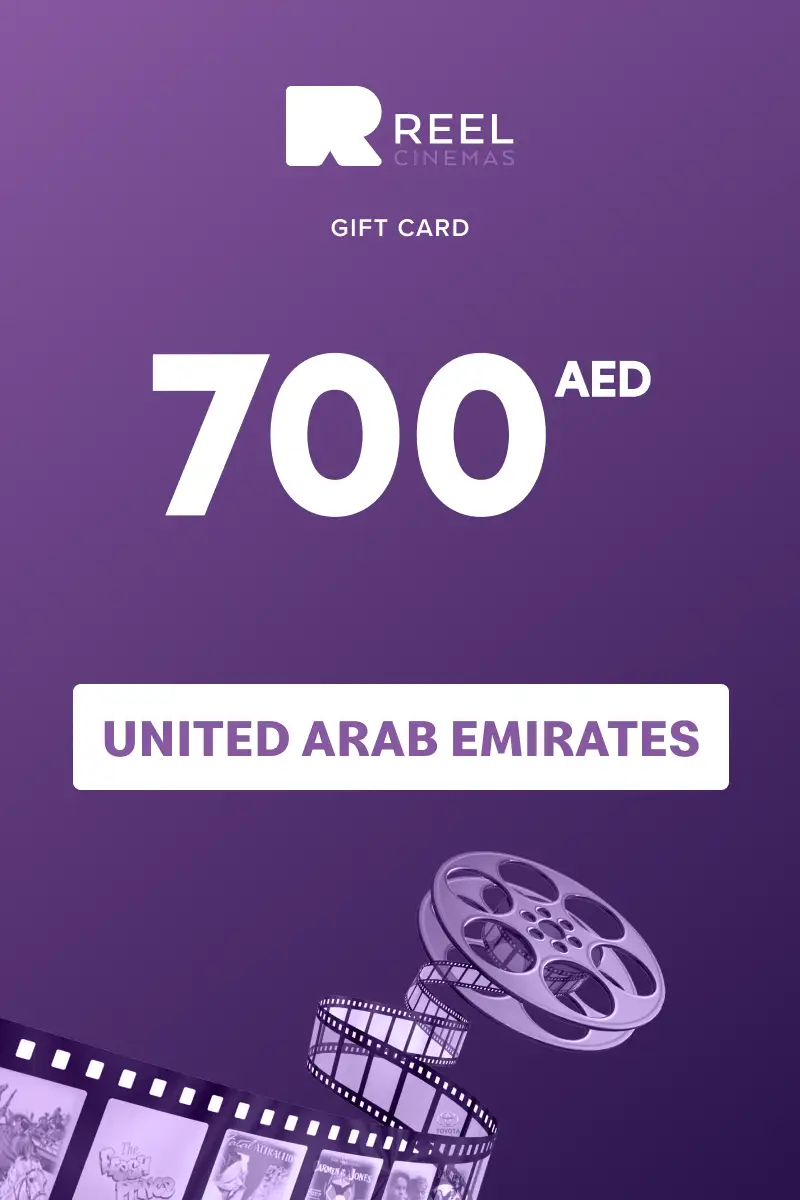 Reel Cinema 700 AED Gift Card (United Arab Emirates) - Digital Key
