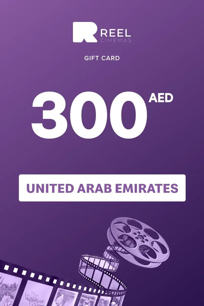 Reel Cinema 300 AED Gift Card (United Arab Emirates) - Digital Key