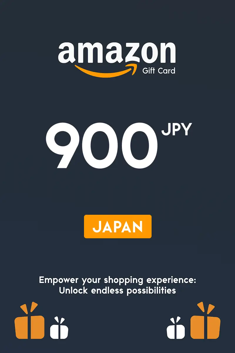Amazon 900 JPY Gift Card (Japan) - Digital Key