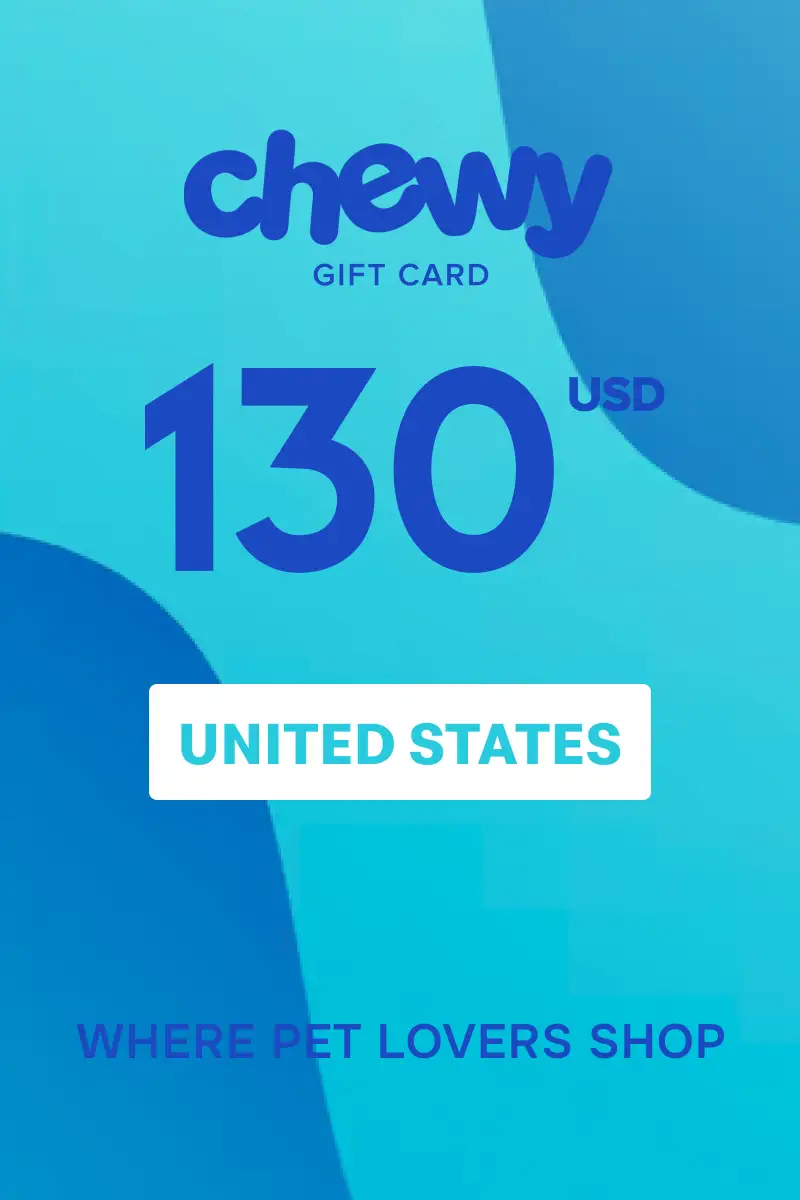 Chewy 130 USD Gift Card (United States) - Digital Key