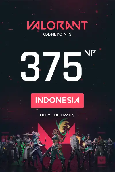 VALORANT 375 Valorant Points (Indonesia) - Digital Key