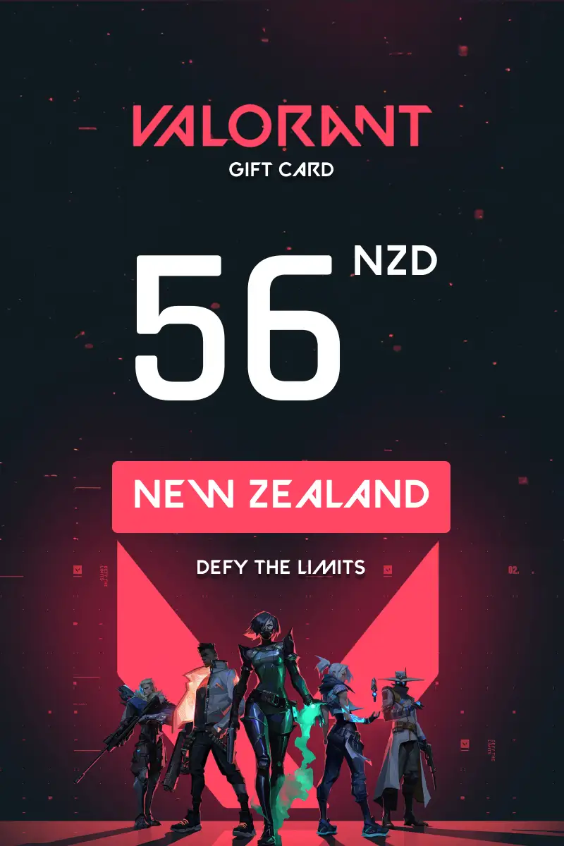 Valorant 56 NZD Gift Card (New Zealand) - Digital Key