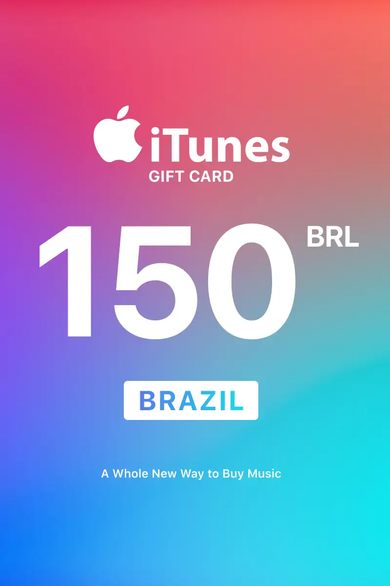 Apple iTunes 150 BRL Gift Card (Brazil) - Digital Key