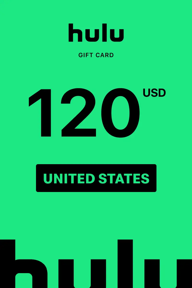 Hulu 120 USD Gift Card (United States) - Digital Key