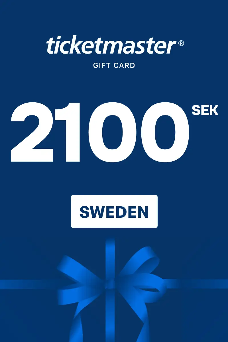 Ticketmaster 2100 SEK Gift Card (Sweden) - Digital Key