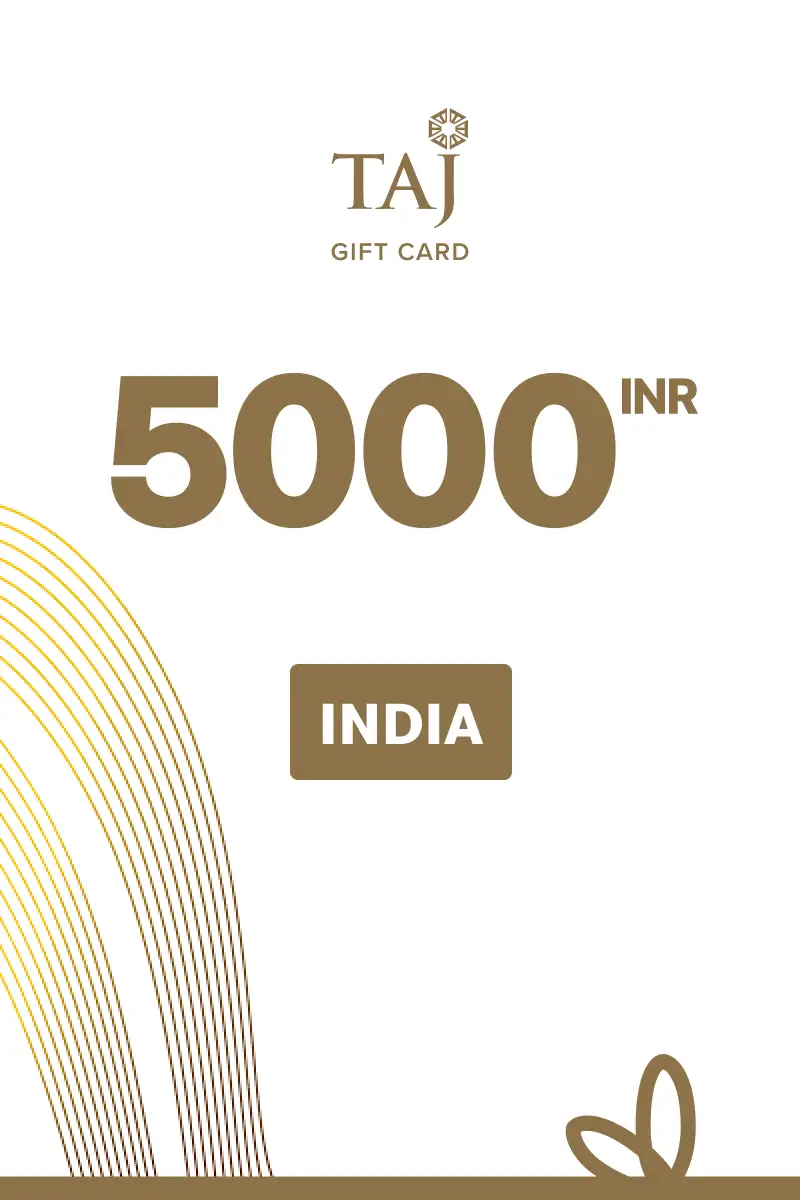 Taj Hotels 5000 INR Gift Card (India) - Digital Key