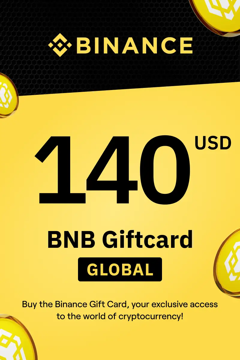 Binance (BNB) 140 USD Gift Card (Global) - Digital Key