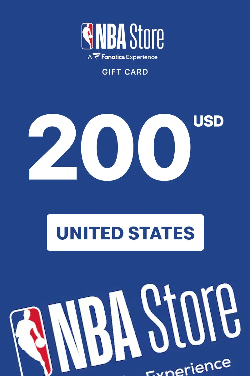 NBA Store 200 USD Gift Card (United States) - Digital Key