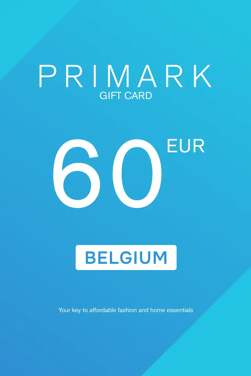 Primark 60 EUR Gift Card (Belgium) - Digital Key