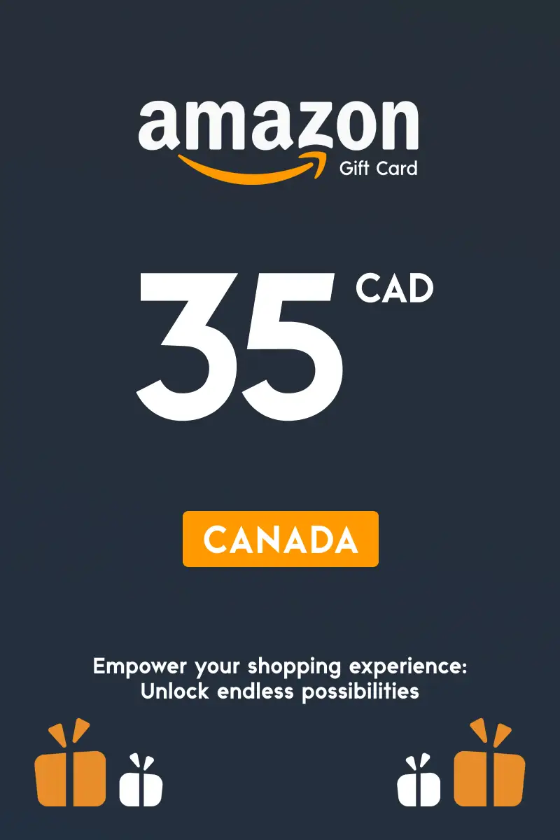 Amazon 35 CAD Gift Card (Canada) - Digital Key