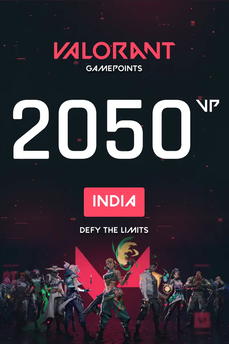 VALORANT 2050 Valorant Points (India) - Digital Key