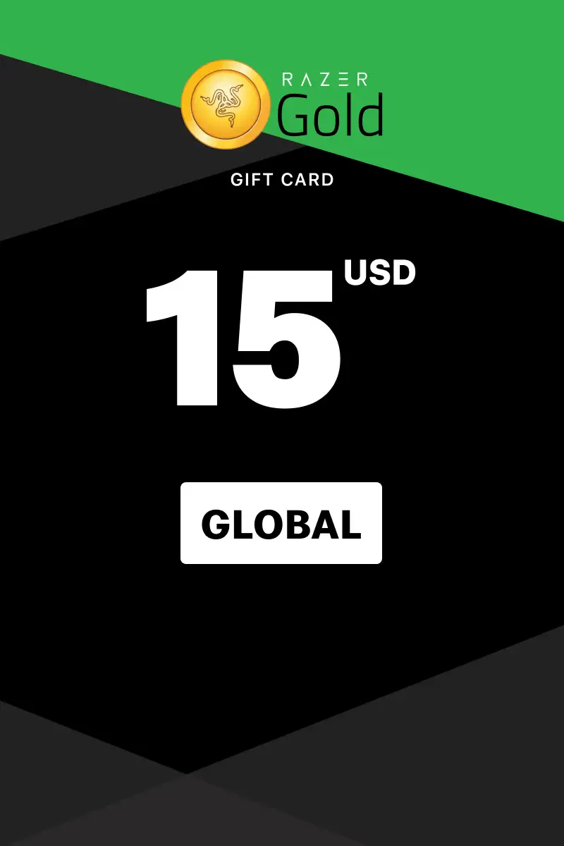 Razer Gold 15 USD Gift Card (Global) - Digital Key