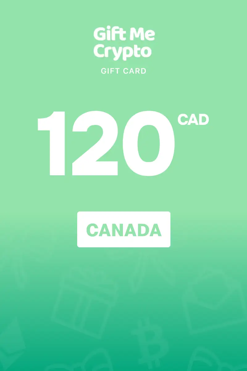 Gift Me Crypto 120 CAD Gift Card (Canada) - Digital Key