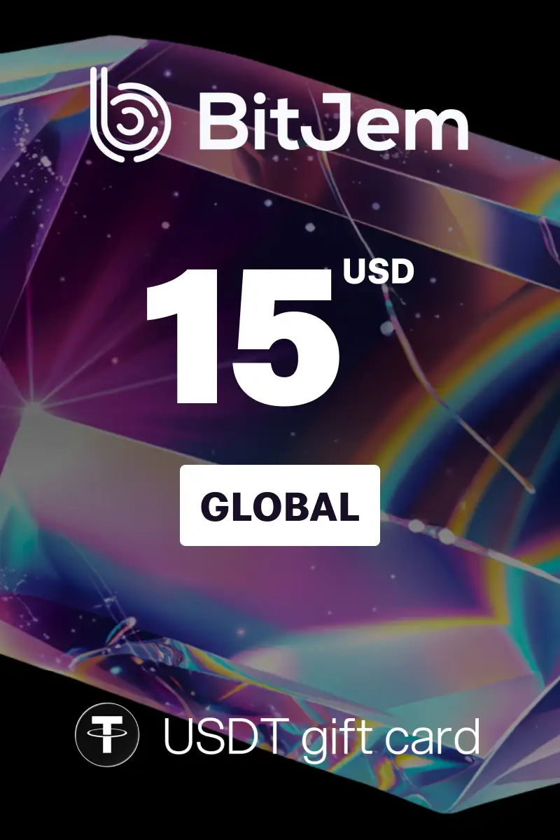 BitJem (USDT) 15 USD Crypto Gift Card (Global) - Digital Key