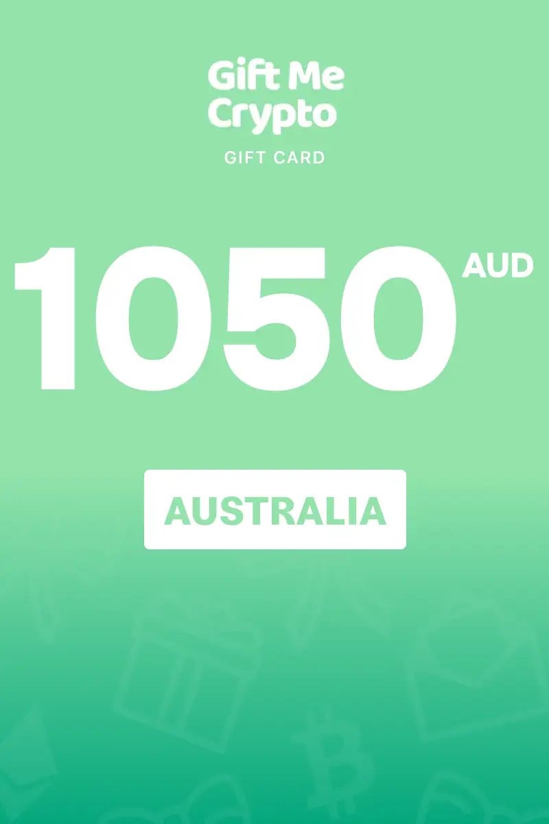 Gift Me Crypto 1050 AUD Gift Card (Australia) - Digital Key