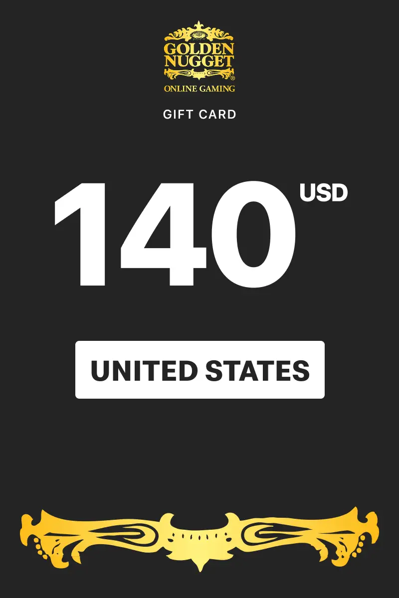Golden Nugget Casino 140 USD Gift Card (United States) - Digital Key