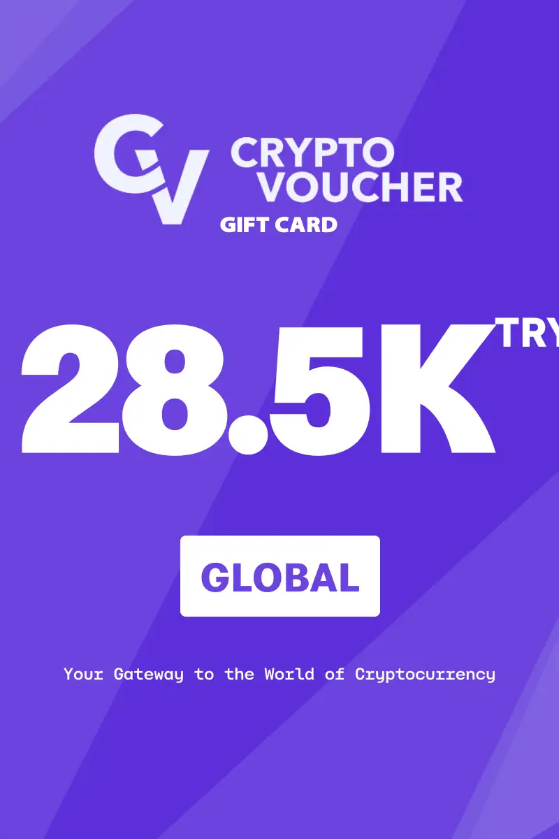 Crypto Voucher 28500 TRY Gift Card (Global) - Digital Key