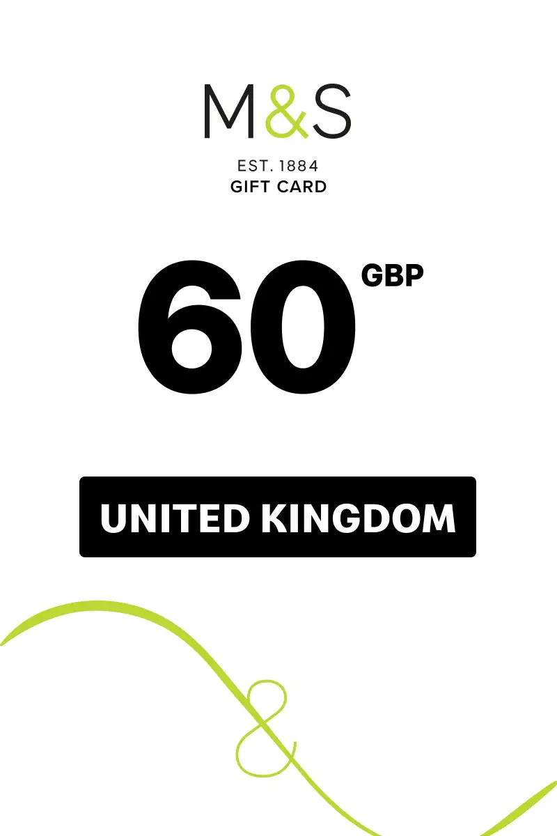 Marks and Spencer 60 GBP Gift Card (United Kingdom) - Digital Key