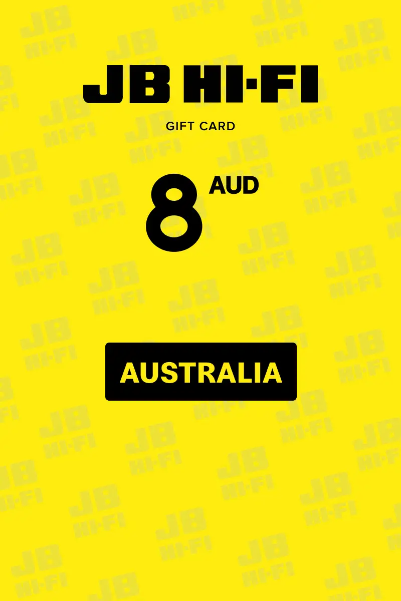 JB HI-FI 8 AUD Gift Card (Australia) - Digital Key