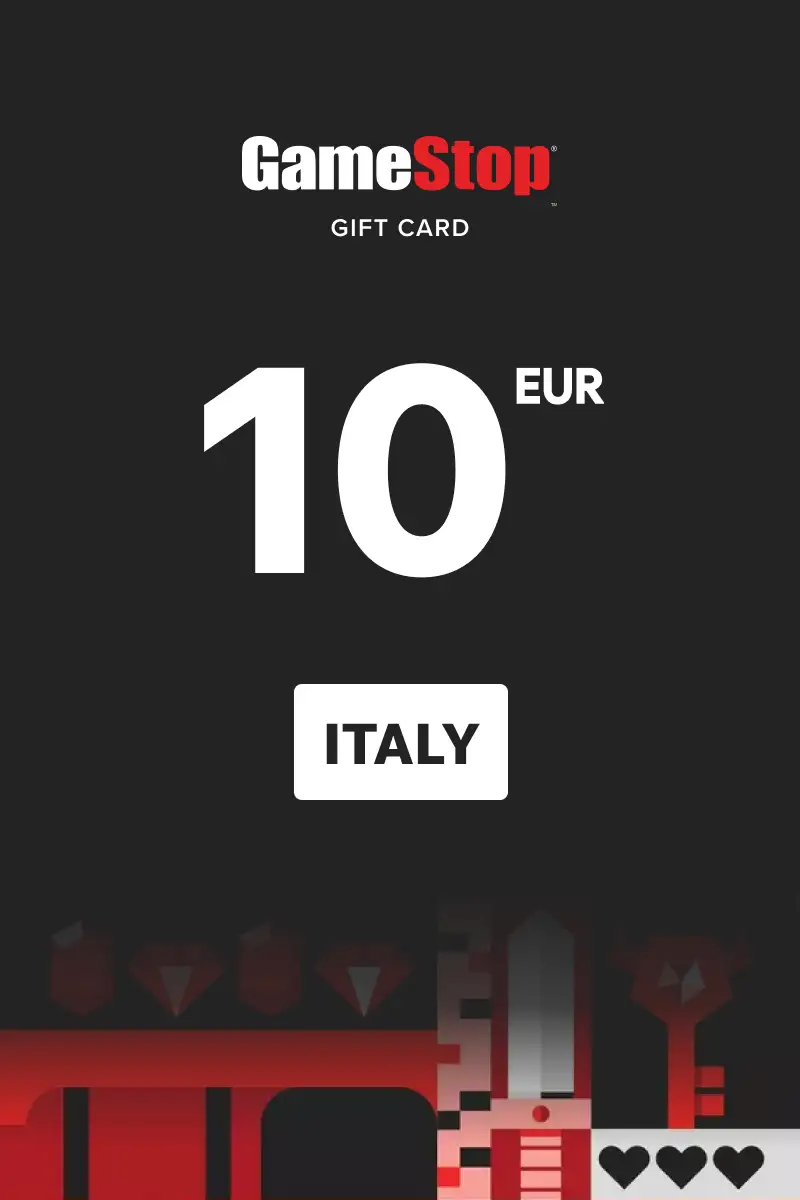 GameStop 10 EUR Gift Card (Italy) - Digital Key afbeelding 1
