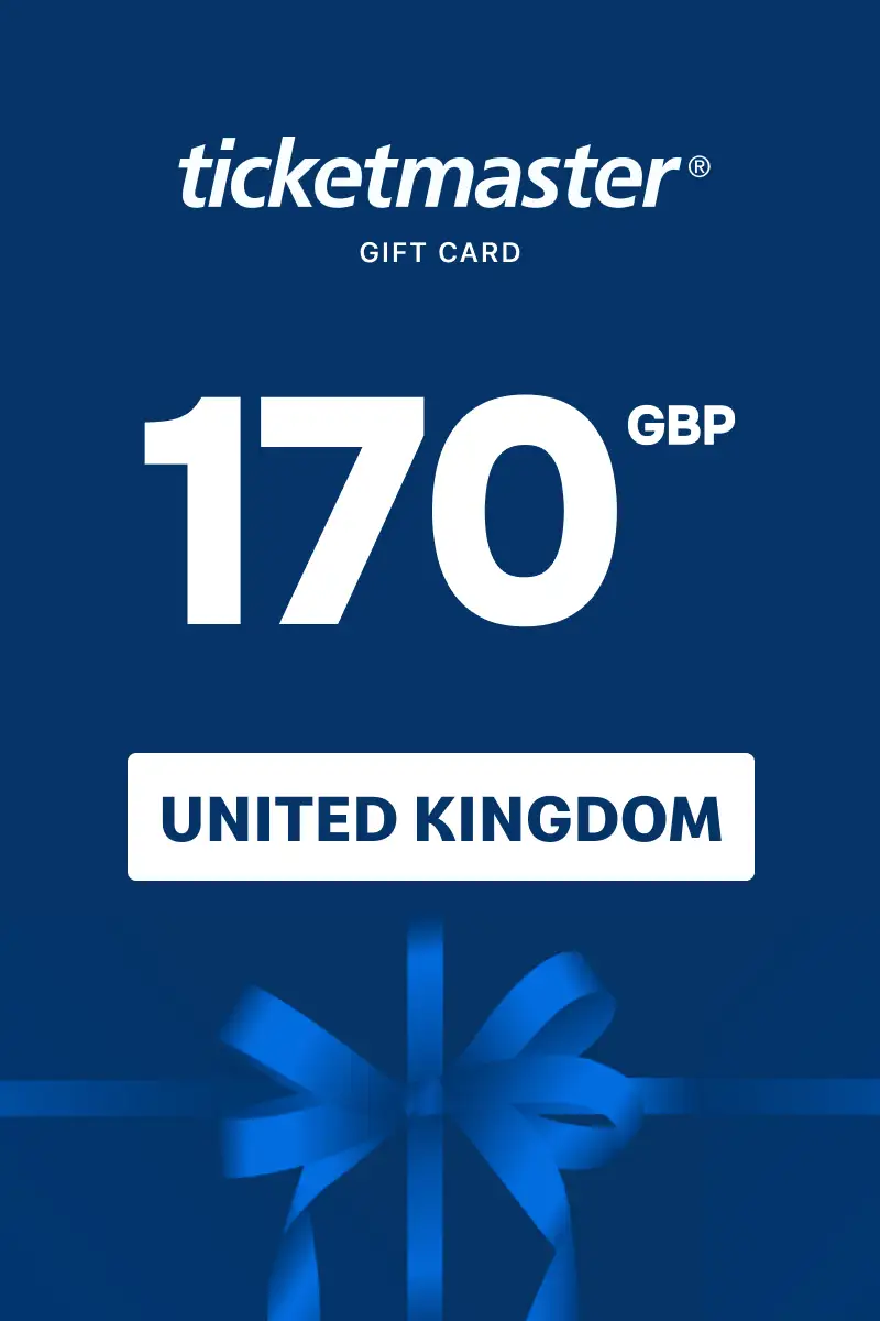 Ticketmaster 170 GBP Gift Card (United Kingdom) - Digital Key