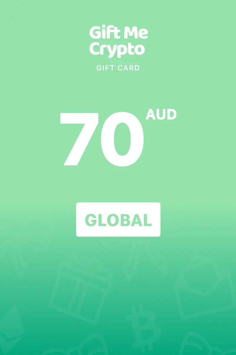 Gift Me Crypto 70 AUD Gift Card (Global) - Digital Key