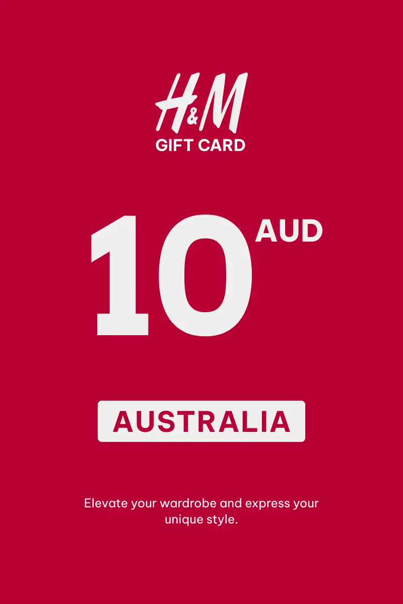 HandM 10 AUD Gift Card (Australia) - Digital Key