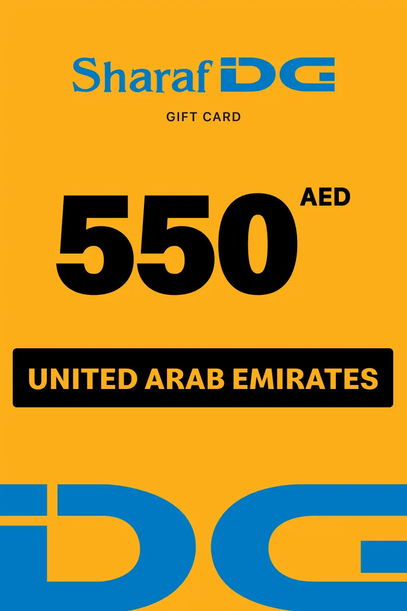 Sharaf DG 550 AED Gift Card (United Arab Emirates) - Digital Key