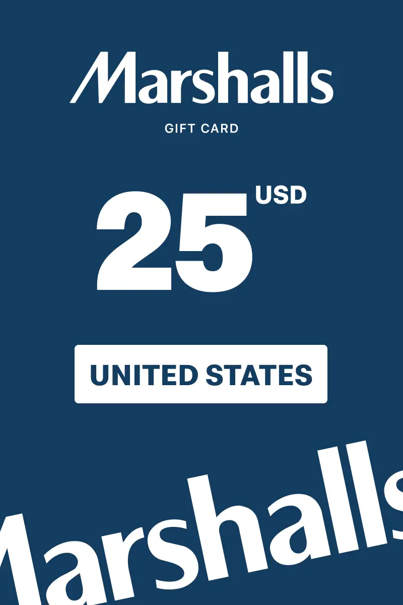 Marshalls 25 USD Gift Card (United States) - Digital Key