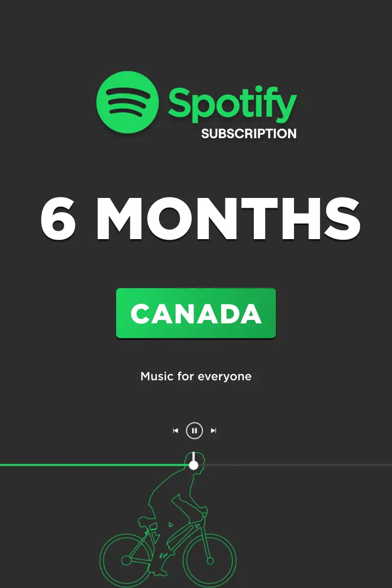 Spotify Premium 6 Months Subscription (Canada) - Digital Key afbeelding 1