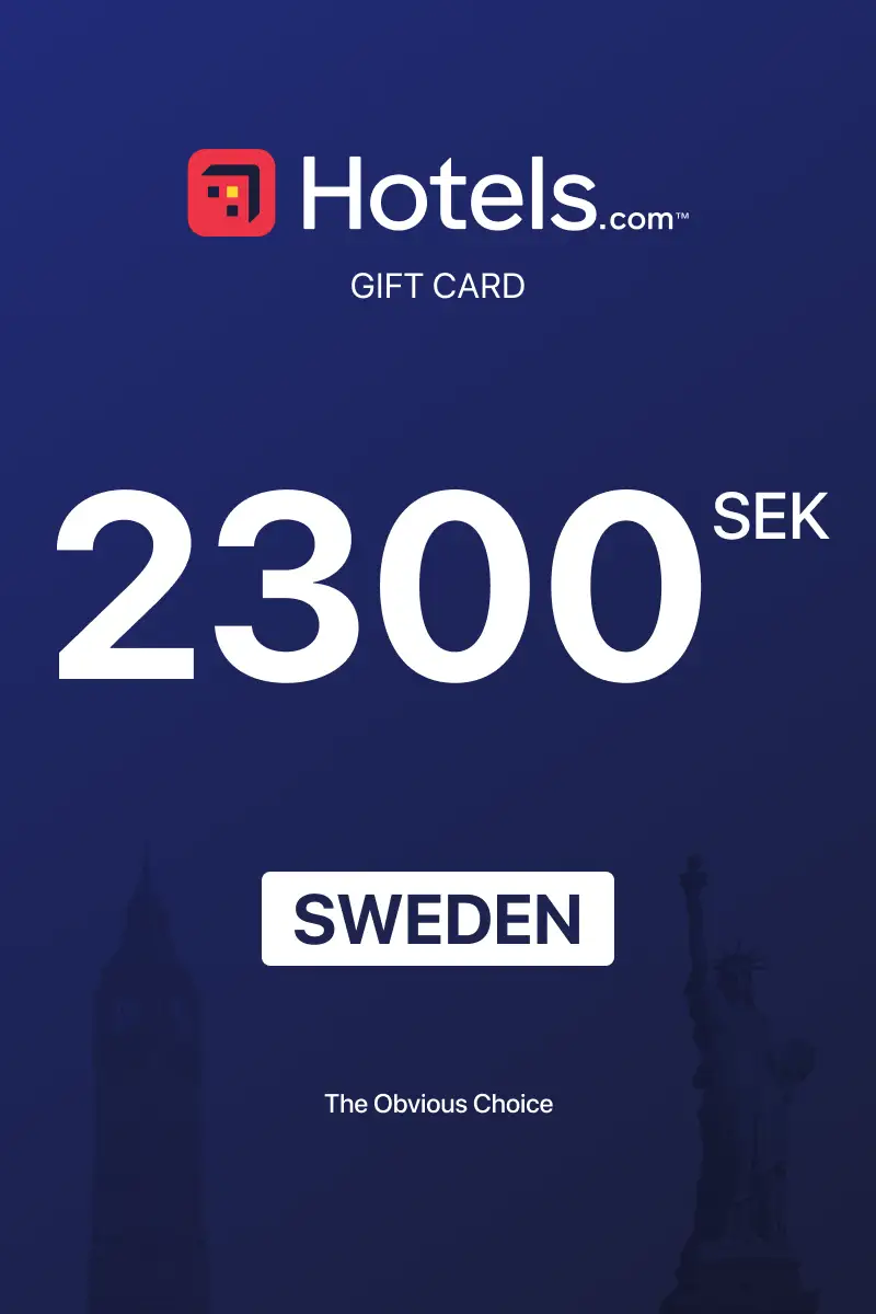 Hotels.com 2300 SEK Gift Card (Sweden) - Digital Key