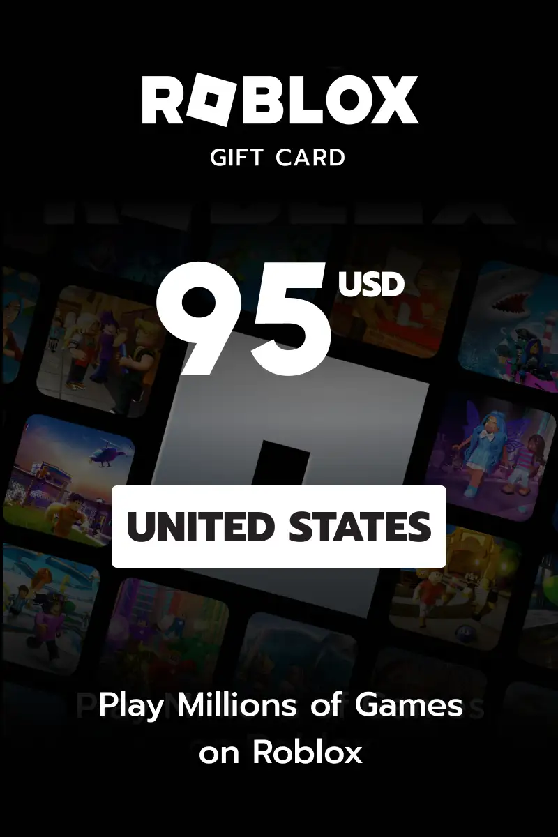 Roblox 95 USD Gift Card (United States) - Digital Key