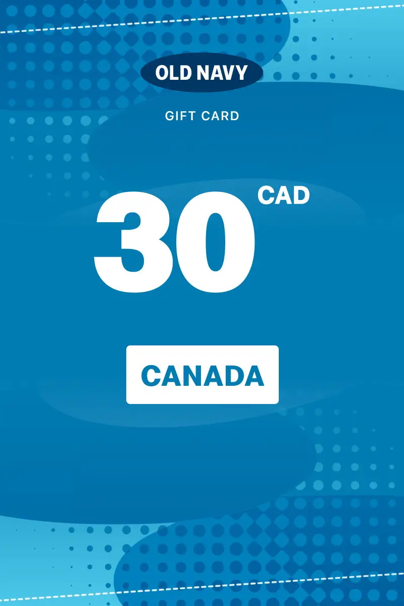 Old Navy 30 CAD Gift Card (Canada) - Digital Key