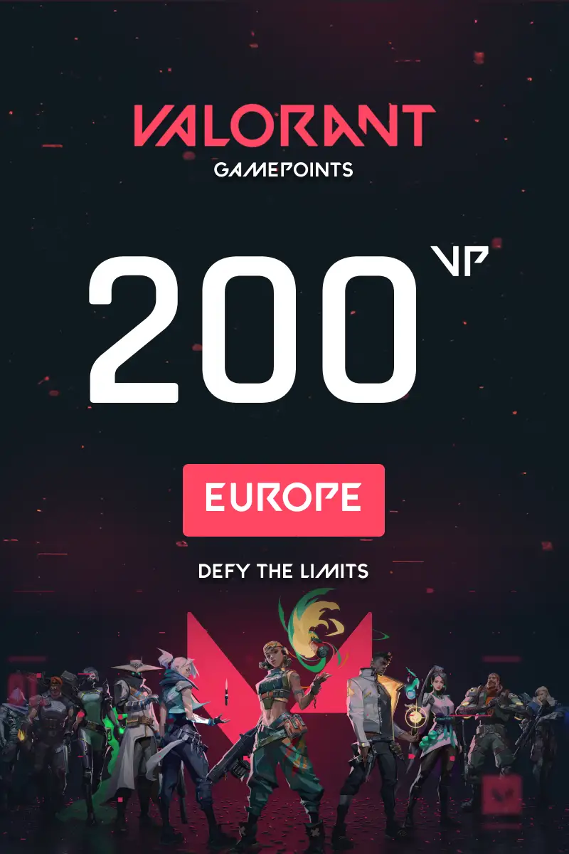 VALORANT 200 Valorant Points (Europe) - Digital Key