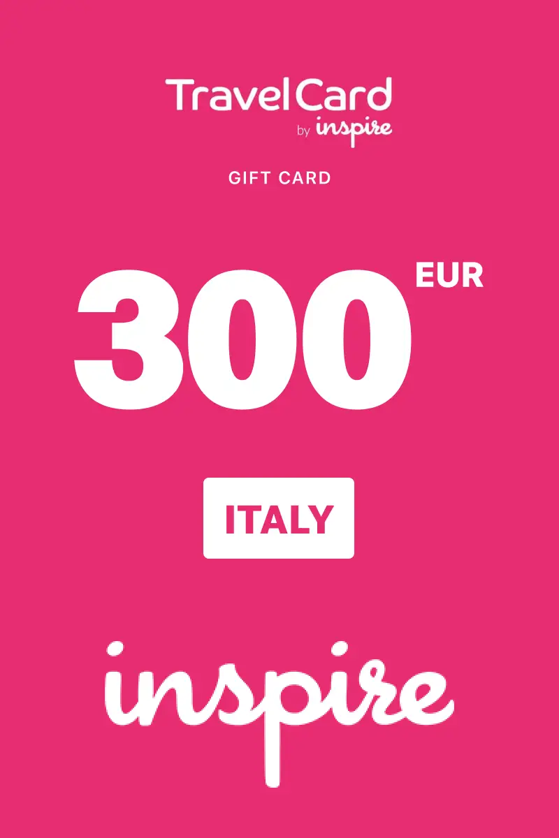 TravelCard by Inspire 300 EUR Gift Card (Italy) - Digital Key