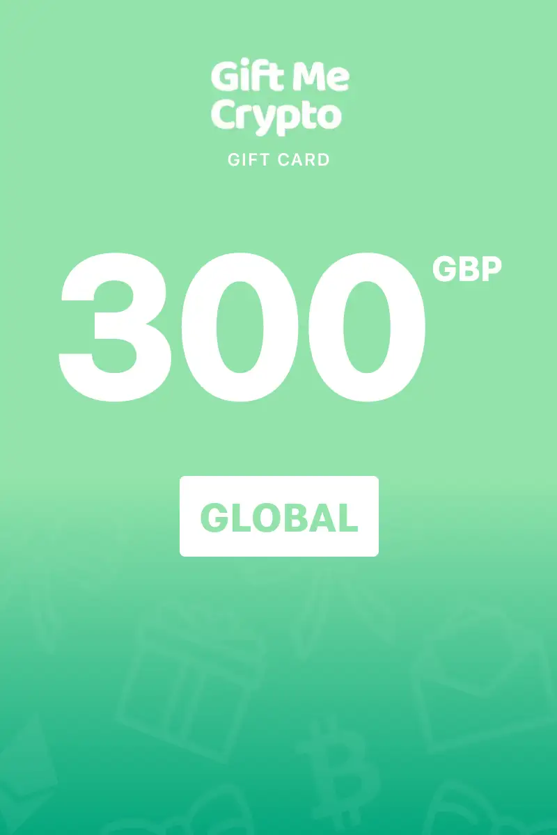 Gift Me Crypto 300 GBP Gift Card (Global) - Digital Key