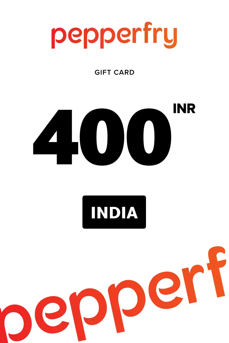 Pepperfry 400 INR Gift Card (India) - Digital Key