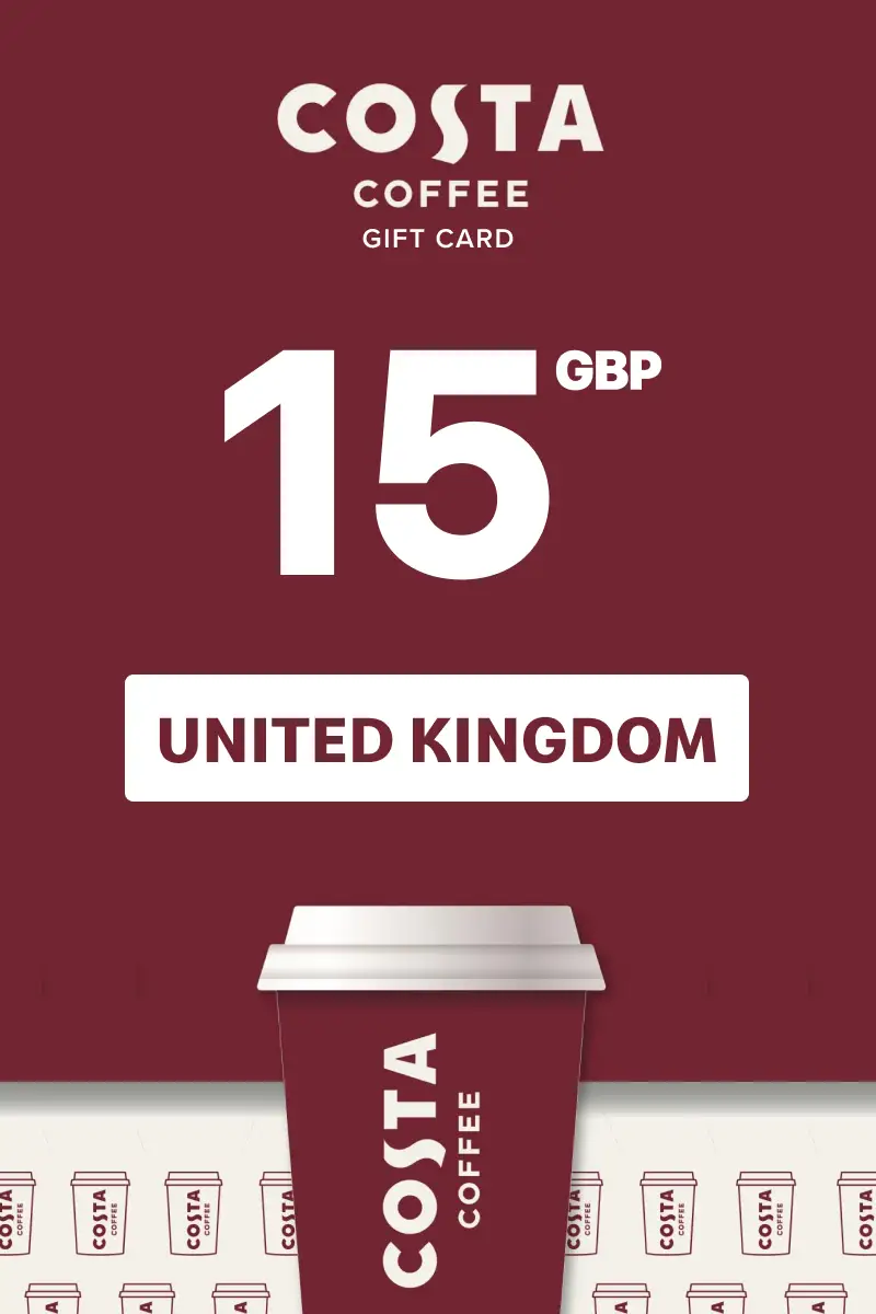 Costa Coffee 15 GBP Gift Card (United Kingdom) - Digital Key