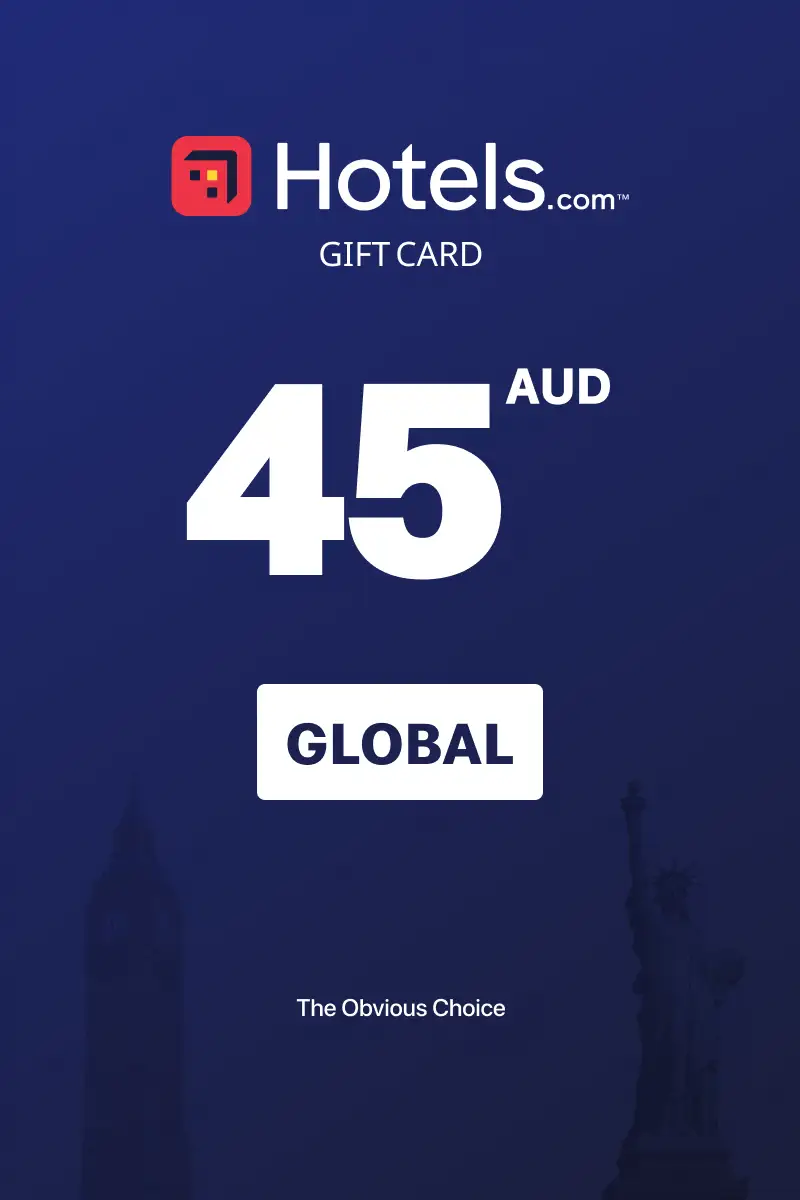 Hotels.com 45 AUD Gift Card (Global) - Digital Key
