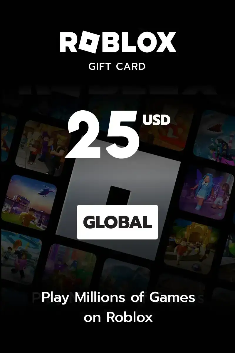 Roblox 25 USD Gift Card (Global) - Digital Key