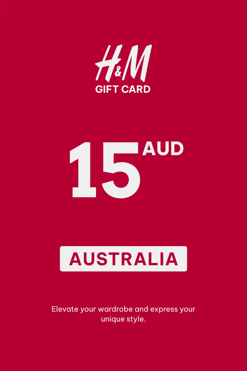 HandM 15 AUD Gift Card (Australia) - Digital Key