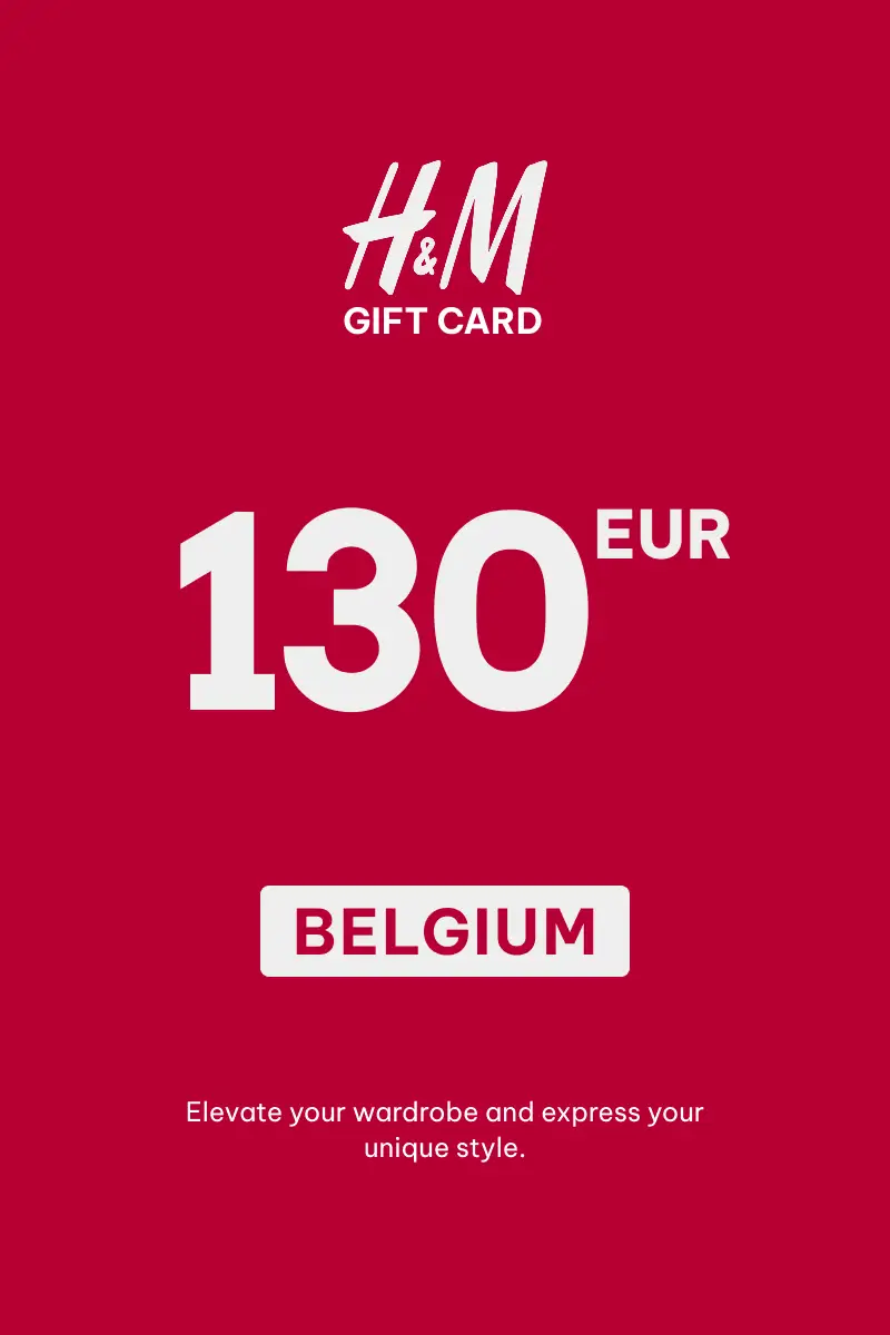 HandM 130 EUR Gift Card (Belgium) - Digital Key
