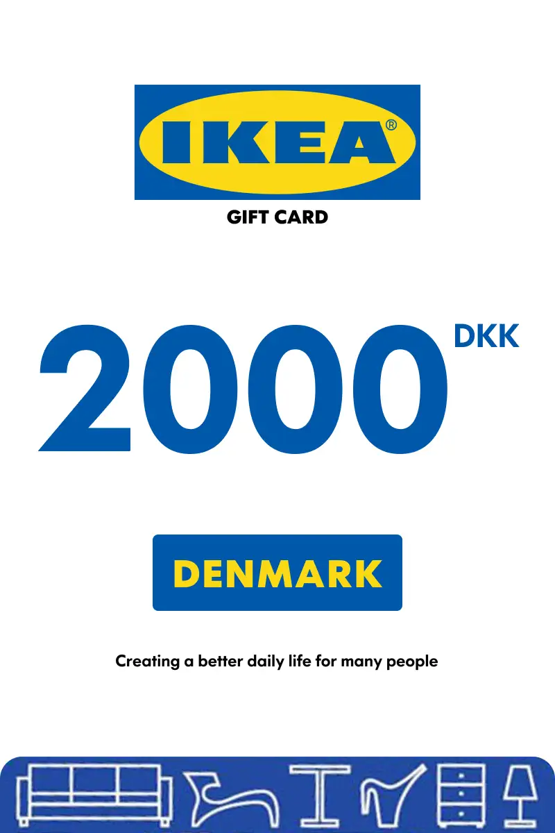 IKEA 2000 DKK Gift Card (Denmark) - Digital Key