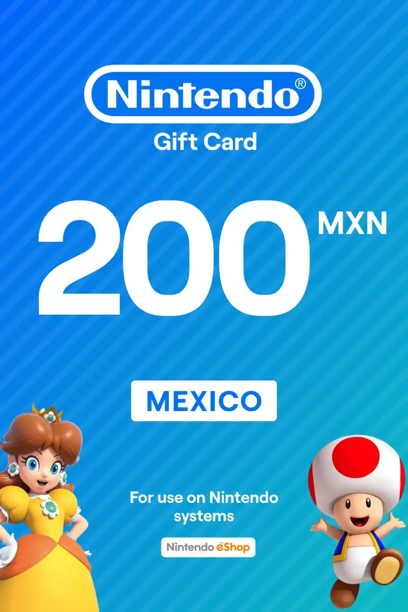 Mexico nintendo hot sale eshop card