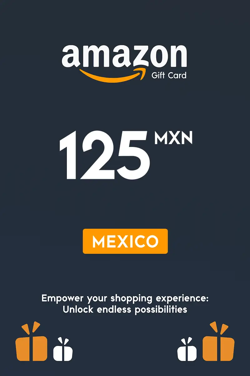 Amazon 125 MXN Gift Card (Mexico) - Digital Key
