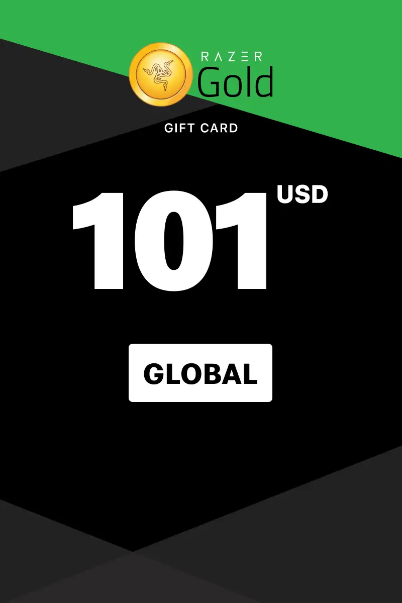 Razer Gold 101 USD Gift Card (Global) - Digital Key