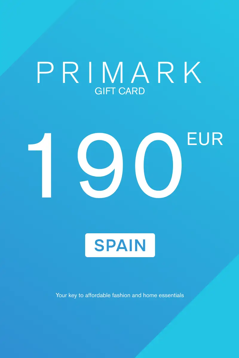Primark 190 EUR Gift Card (Spain) - Digital Key